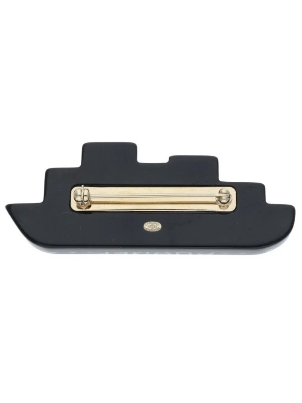 Chanel CC Logo Ferry Motif Brooch